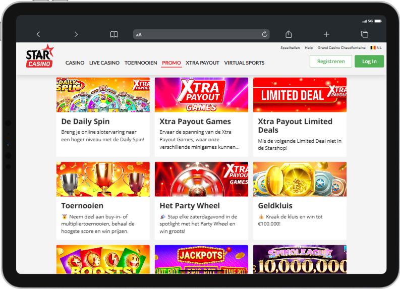 Star Casino App Bonussen en Promoties
