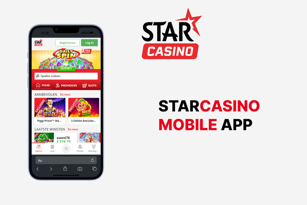 Starcasino App Intro Afbeelding
