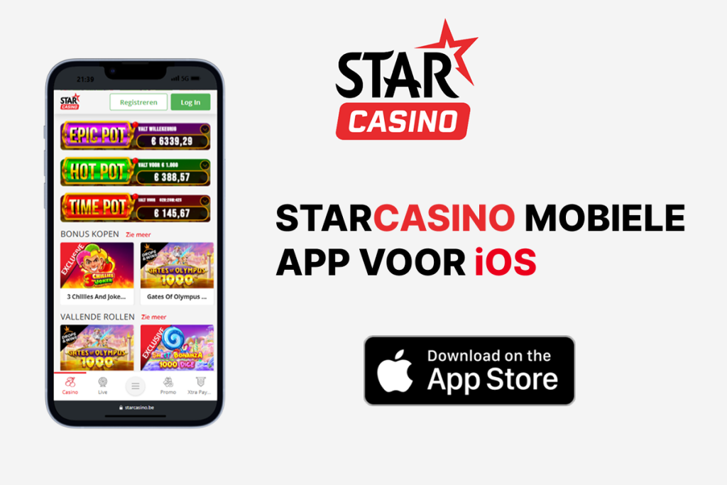 Starcasino-app voor iOS beschikbaar in de App Store